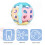 Baby Sensory Rubber Grabber Ball 2