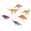 (6 Pcs Hollow Dinosaur) 6x Dinosaurier-Modellset Kinder 3+ 3