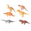 (6 Pcs Hollow Dinosaur) 6x Dinosaurier-Modellset Kinder 3+ 2
