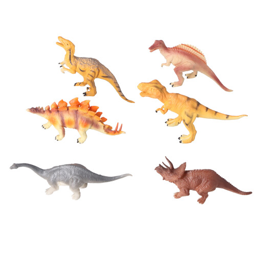 (6 Pcs Hollow Dinosaur) 6x Dinosaurier-Modellset Kinder 3+ 1