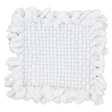 (White) Soft Knitted Baby Photo Mat Blanket Brown