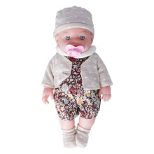 (Q12G-001C-026 Brown) 12 Zoll realistische waschbare Reborn-Baby-Puppe