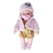 (Q12G-003C-026 Pink) 12 Zoll realistische waschbare Reborn-Baby-Puppe