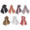 7x weiche Haargummis Retro-Stil 1