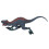 (Red Velociraptor) Dinosaurier PVC-Figur Rot (Velociraptor) 3