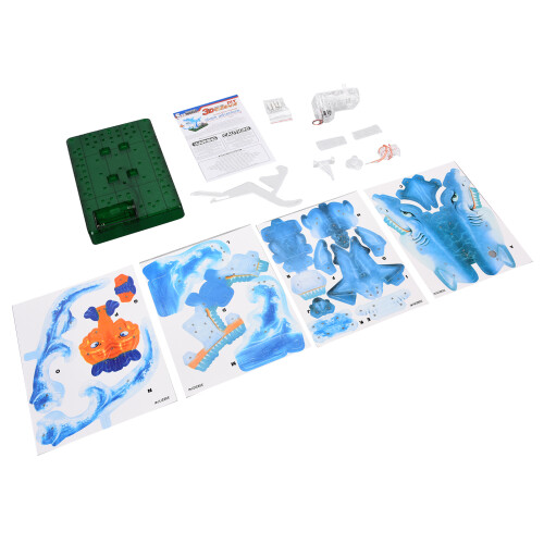 (Fish Toy) Electric Paper Folding Fish Toy Physics Science Learning 2