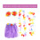 6Pz Hula Viola Con Gonna Collane E Fascia 2