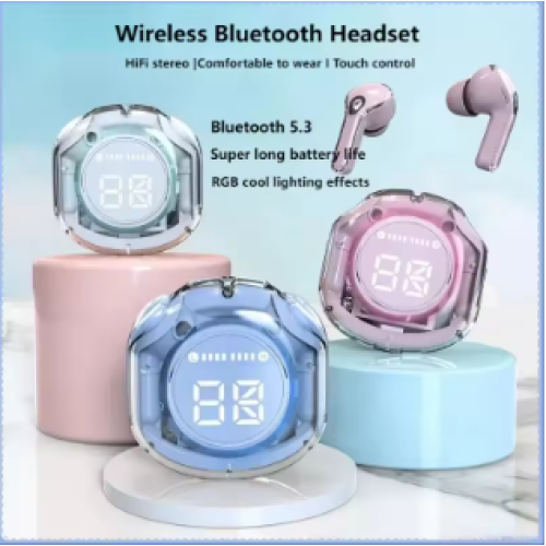 Zaprix White Wireless Bluetooth Gaming Headset 2