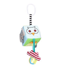 (Building Block Pendant) Weiches Stoff-Cube-Babyklingel-Rassel