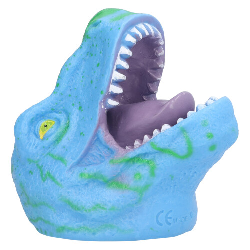 (Blue) Dinosaurier-Handpuppe T-Rex realistisch für Kinder