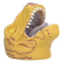 (Yellow) Dino Handpop Realistisch Zacht Halloween T-Rex Blauw