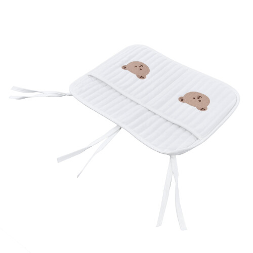 (Bear Large) Crib Organizer Hanging Soft Cotton Storage for Strollers 2