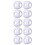 10Stks Baby Deurknopkap Polypropyleen Anti-botsing 3