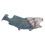 (Blue) Modello Pesce Artificiale Realistico Giurassico Blu 2