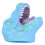 (Blue) Dinosaurier-Handpuppe T-Rex realistisch für Kinder 3