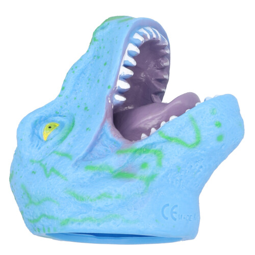 (Blue) Dinosaurier-Handpuppe T-Rex realistisch für Kinder 2