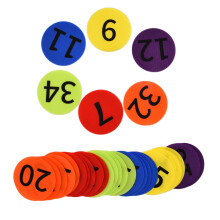 (36pcs) 36x Teppichmarkierer in 6 Farben für Klassenraum & Kindergarten