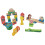 42 Pcs Wooden Building Blocks Educational Circus Set 3