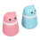 (Cartoon Bear) 2x Cartoon Bear Powder Puff Box Bath Container 5
