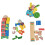 42 Pcs Wooden Building Blocks Educational Circus Set 2