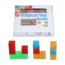 Kinder DIY Geometrische Bausteine, stapelbares Lernspielzeug