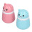 (Cartoon Bear) 2x Cartoon Bear Powder Puff Box Bath Container 2