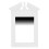 1:12 Dollhouse Vanity Mirror White Simulation Bathroom Mirror 1