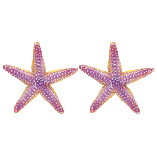 2x Seestern-Spielzeug Resin Bunt Kinder-Geschenk
