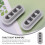 12Stk Toilettensitz-Puffer Grau Kunststoff Stabil Und Langlebig 8