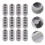 12Stk Toilettensitz-Puffer Grau Kunststoff Stabil Und Langlebig 4