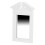 1:12 Dollhouse Vanity Mirror White Simulation Bathroom Mirror 2