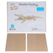 (026) 3D Wooden Puzzle DIY Brain Teaser, Animal Puzzle 6+ Years
