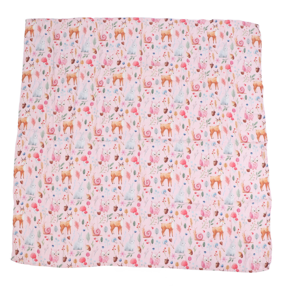 (Baby Blanket) Baby Swaddle Blanket Bamboo Cotton Cute Patterns Bath Towel