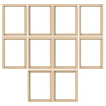 10 Mini-Fotorahmen für DIY-Modelle, exquisite Rahmen