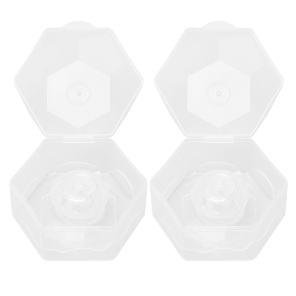 2 Packs Silicone Nipple Shield Transparent Protective