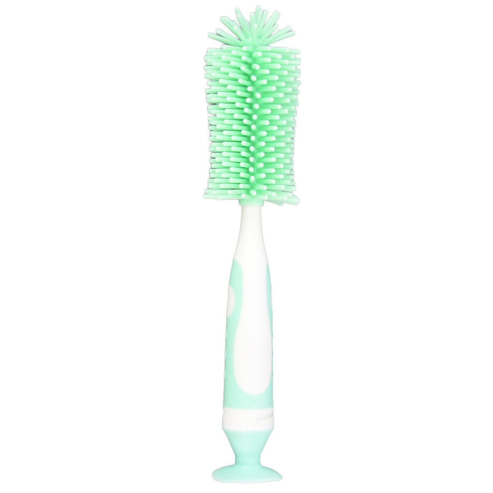 (Green) Silicone Baby Bottle Brush Cleaner Green