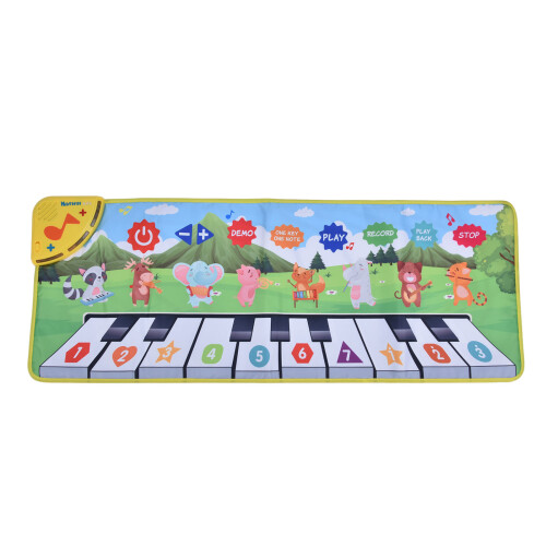 (100 X 36cm) Foldable Children's Music Mat Keyboard 100x36cm