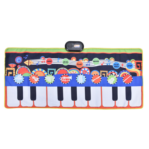 (Piano Mat) Tappeto Piano Musicale Piegabile per Bambini