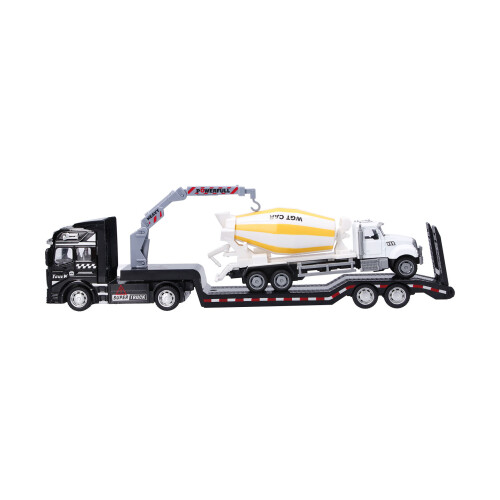 (Construction Trailer with Mixer) Rimorchio Ingegneristico 1:50 con Braccio Mobile