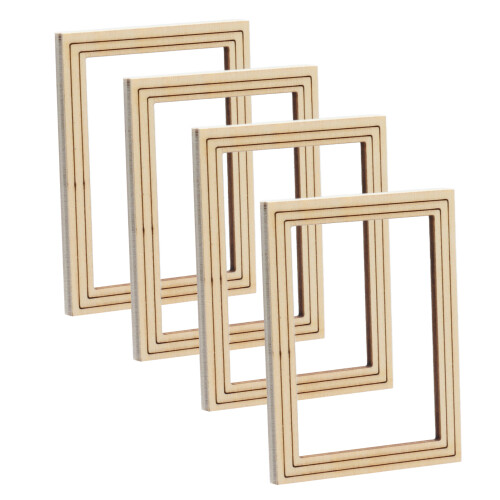 10x Mini Photo Frames DIY Model 1