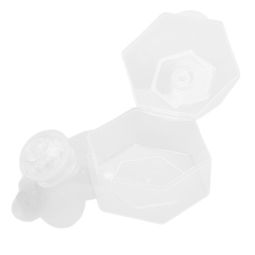 2x Transparente Silikon-Brustwarzenschutzhauben 2