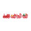 (B) Kerst Trein Speelgoed Set Miniature Model Voor Kinderen 2