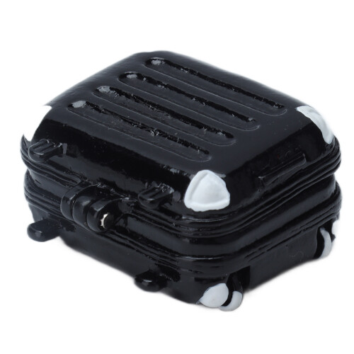 (Black) Mini Reiskoffer Poppenhuis Rood 1