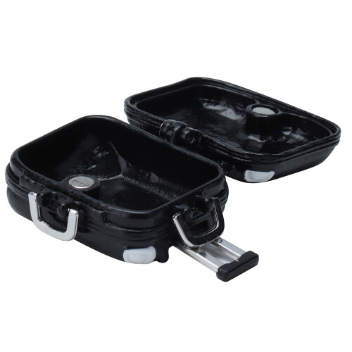 (Black) Mini Reiskoffer Poppenhuis Rood 2