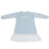 (Light Blue 140cm) Mädchen elegantes luftiges Kleid mit Puffärmeln, hellblau, 160cm 1