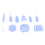 (Blue) Set medico bambini dentista con stetoscopio 3