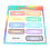 Easy Clean Clear Children's Color Chart Poster 3