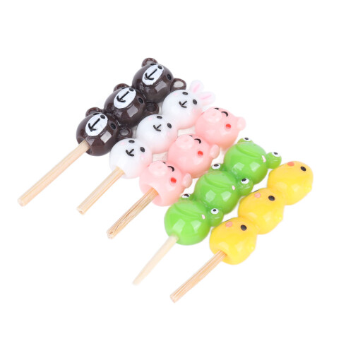 5x Mini-Essensfiguren Puppenhaus-Deko 2
