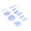 (Blue) Set medico bambini dentista con stetoscopio 2