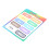 Easy Clean Clear Children's Color Chart Poster 2